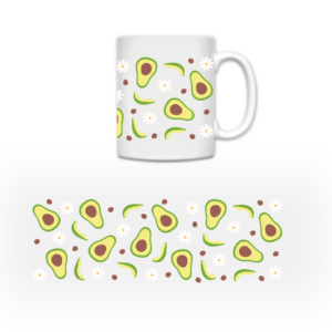 UV Sticker Mug – Avocado (11 oz)