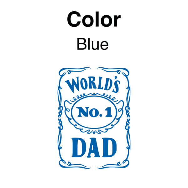 World's No.1 DAD 3D UV Permanent Sticker | Mug decor | UV-DTF Stickers - Image 5