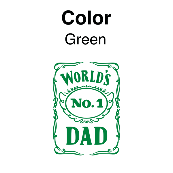 World's No.1 DAD 3D UV Permanent Sticker | Mug decor | UV-DTF Stickers - Image 6