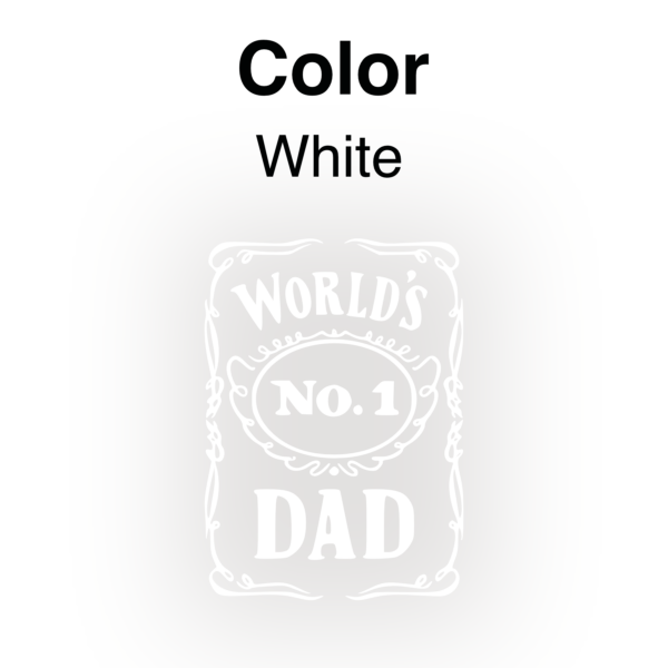 World's No.1 DAD 3D UV Permanent Sticker | Mug decor | UV-DTF Stickers - Image 9
