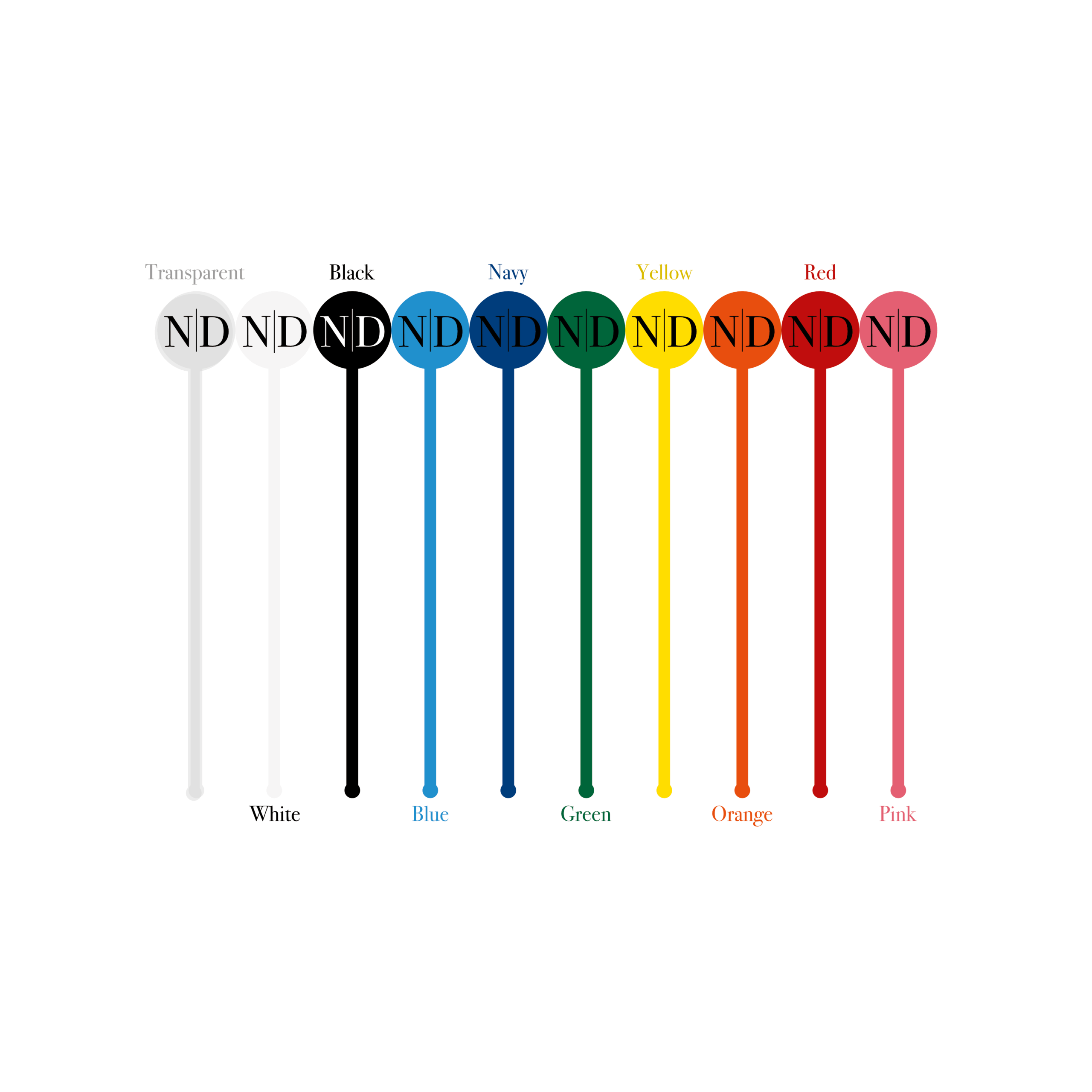 Mix & Style - Acrylic Initial Drink Stirrers for Couples (Copy) - Image 3